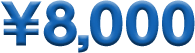 ¥8,000
